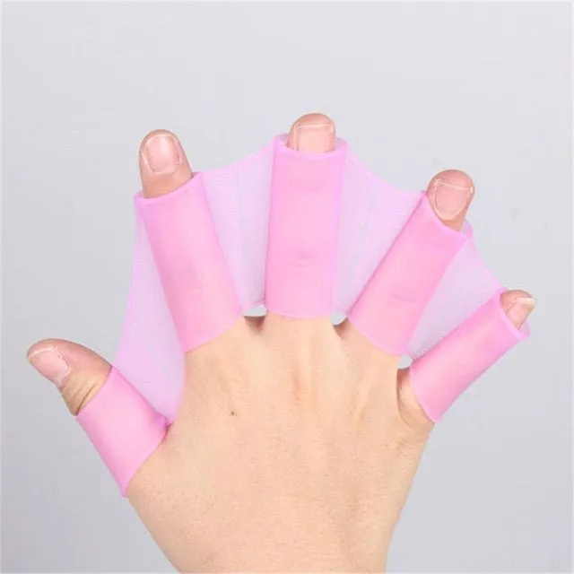 Finger gills for swimming