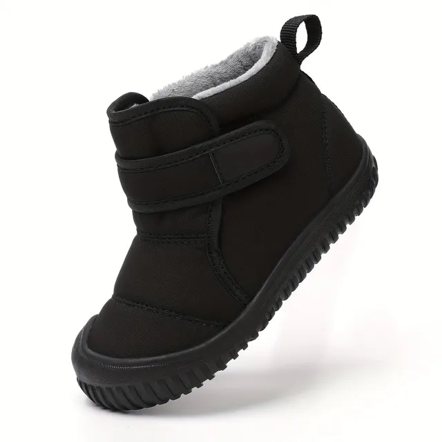 Children's waterproof snow boots with hot fleece lining and anti-slip sole