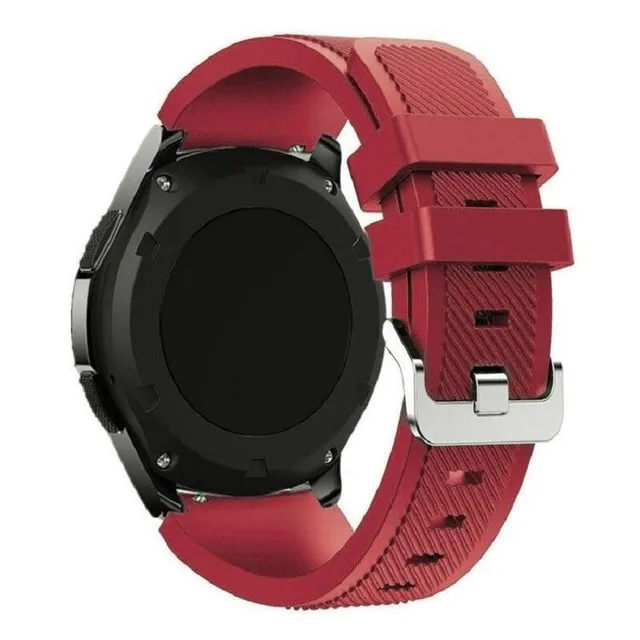 Universal silicone strap 20 mm T891 red