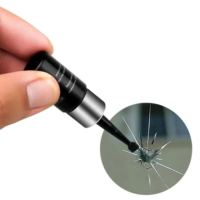 Tool for repairing a cracked car windscreen