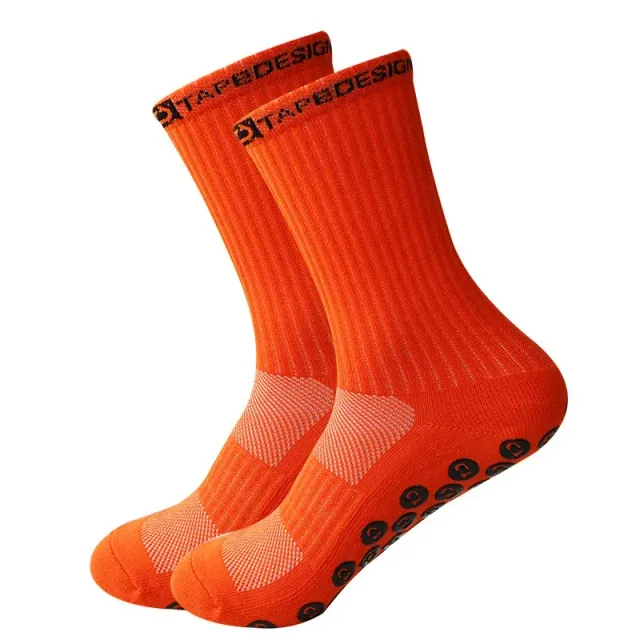 Unisex anti-slip socks for football, basketball and hockey