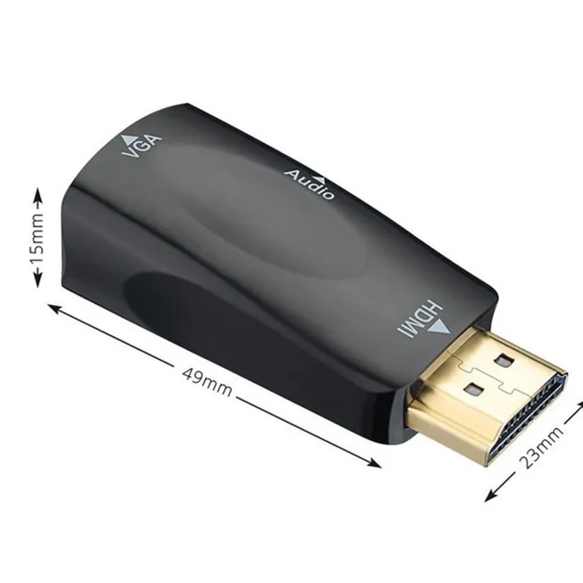 HDMI VGA adaptér samec a samice - 2 barvy