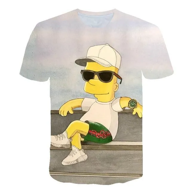 Unisex 3D T-shirt Simpsons