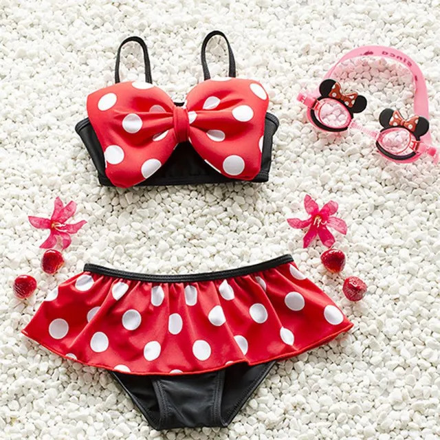 Baby two-piece Minnie swimsuits