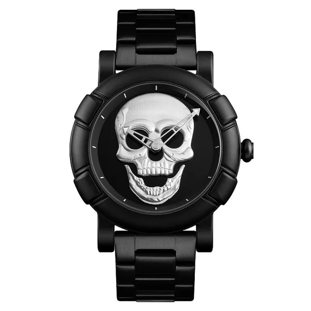 Men's trendy Brandt skull watch