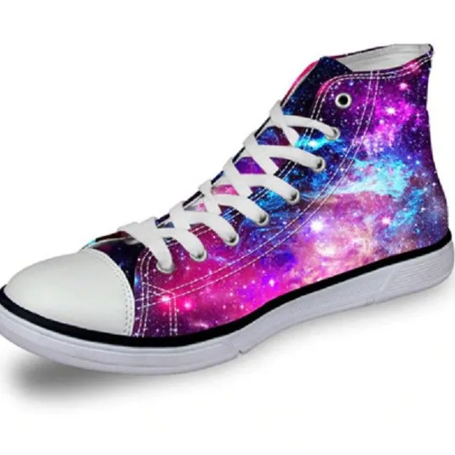 Ankle sneakers with space motif Rubi 1 3