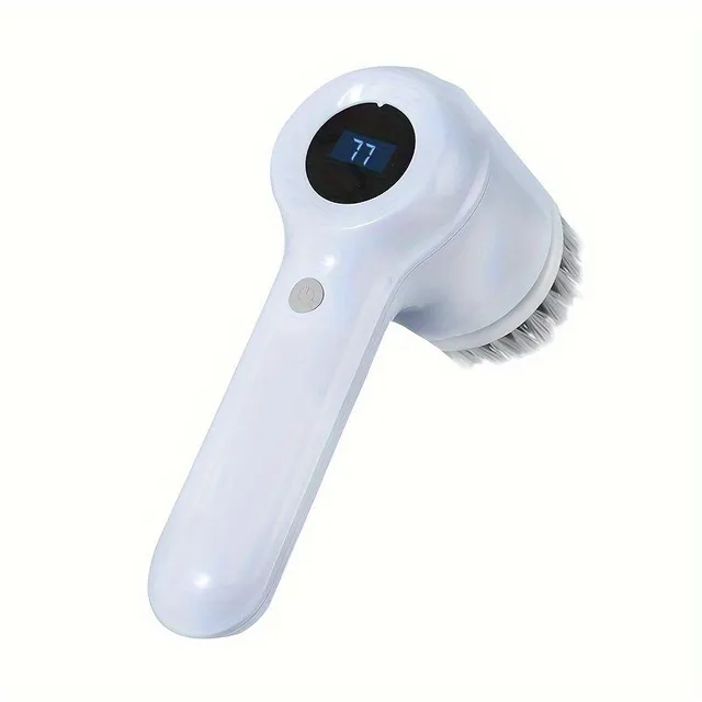 Wireless electric cleaning brush 5v1 with 5 replaceable adapters - waterproof and rechargeable