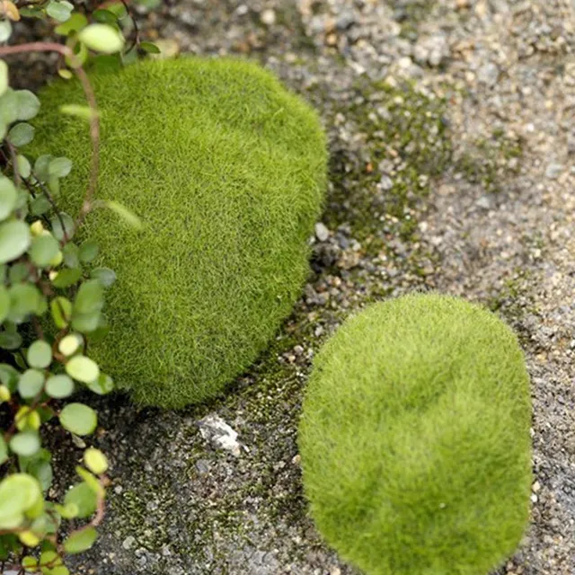 Artificial decorative moss