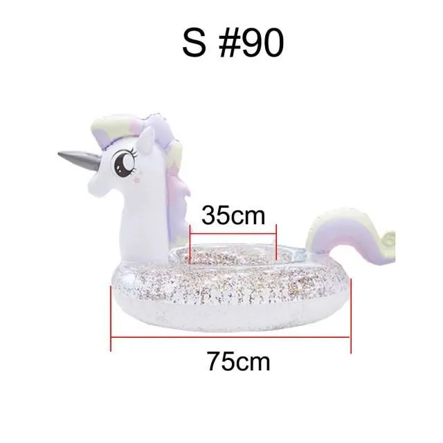 Inflatable unicorn ring