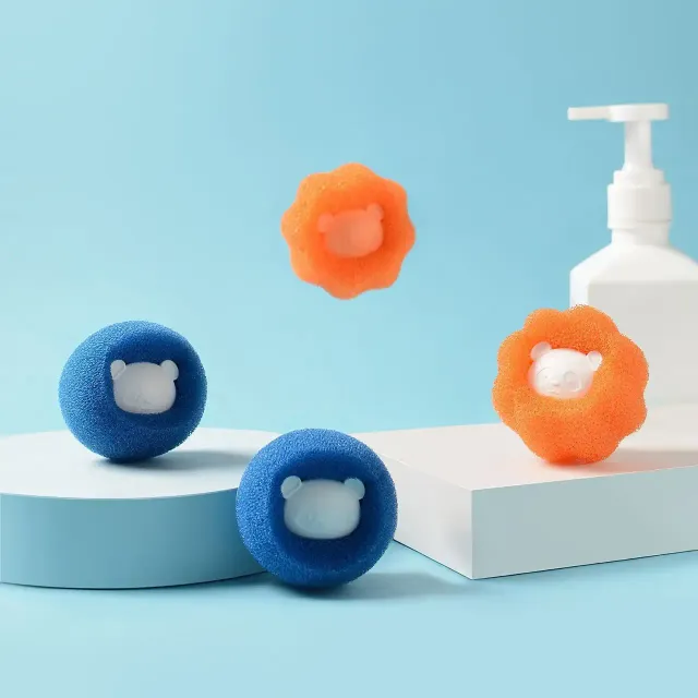 6 pieces of laundry balls to remove hair and hair from clothing