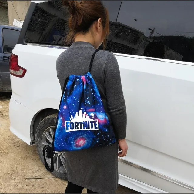 Stylish sports bag with Fortnite theme