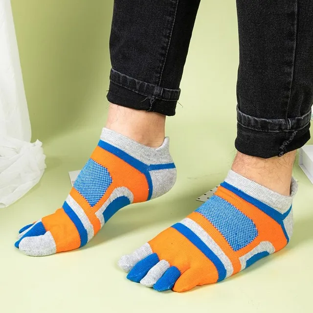 Unisex streetové kotníkové prstové ponožky