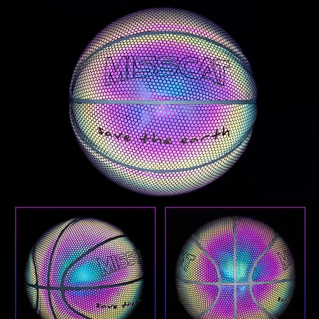 Volleyball Shining in the dark, Reflective Volleyball, Colorful Pu Machine Sewing Volleyball Pro Training