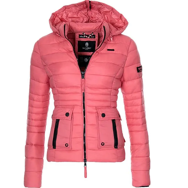 Women's modern jacket for autumn Menna m rose-red