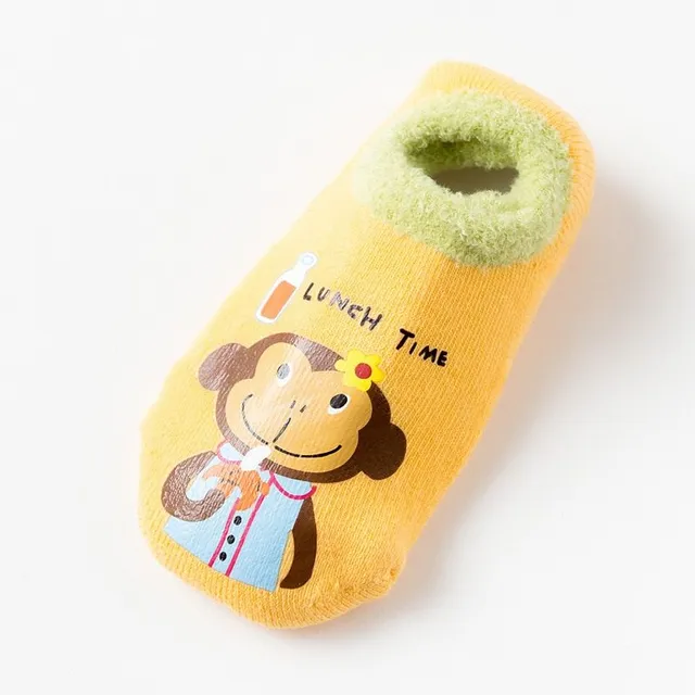 Children's cotton non-slip socks 12 s