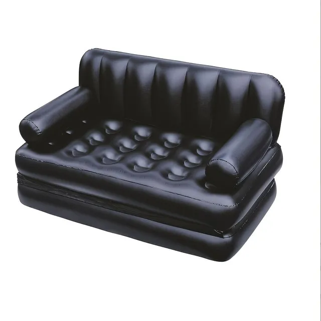 Inflatable couch with thick padding for two - Comfortable sloth