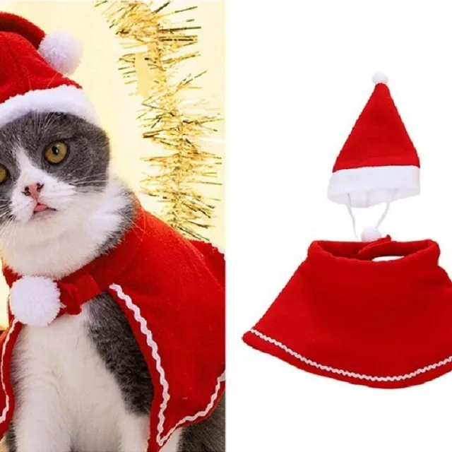 Costum de Crăciun pentru pisică sau câine