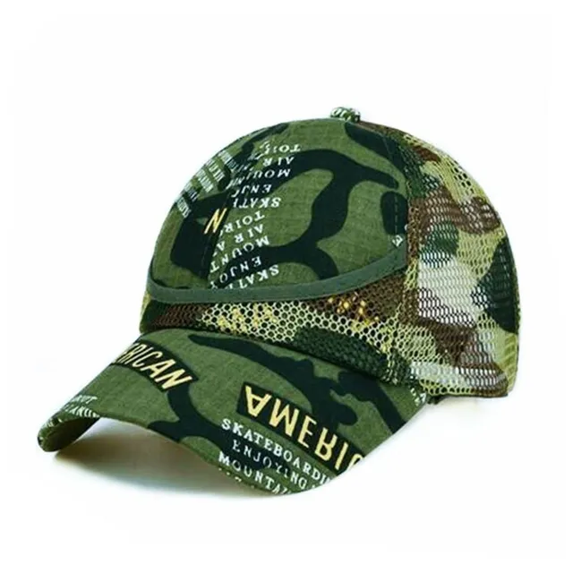 Children's camouflage cap