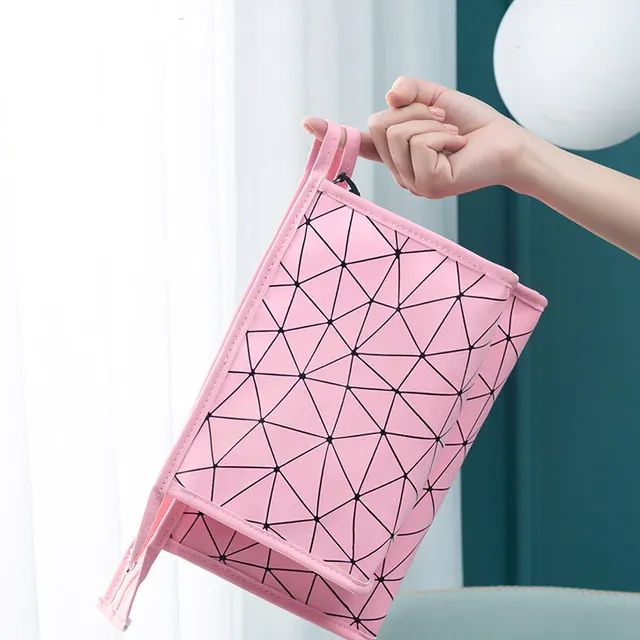 Waterproof cosmetic bag for toiletries