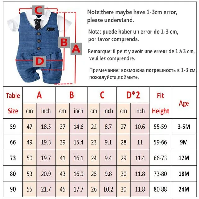 Boy formal set for social events