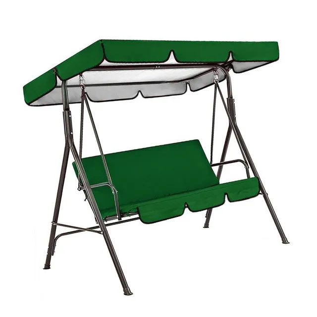 Modern two-piece replacement set of garden swing covers - several colour variants Thorn