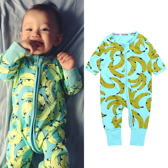 Newborn transitional onesies / pajamas with motif for boys