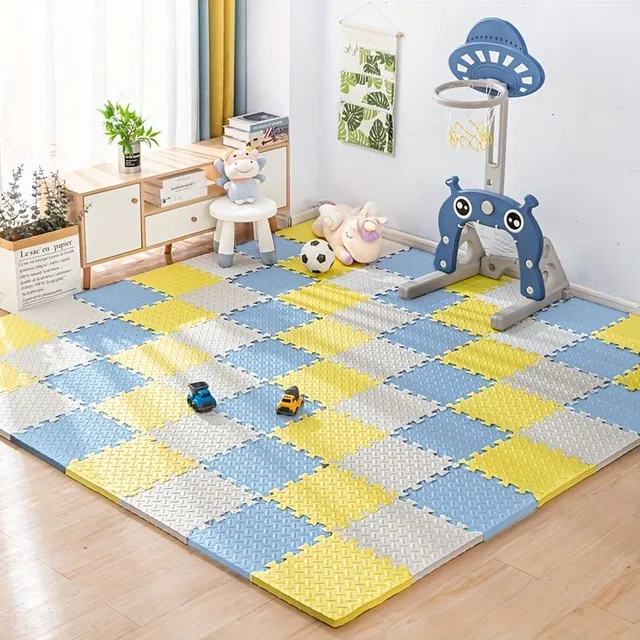 8pcs Safe entertainment within reach: Children's anti-slip puzzle pads for climbing and playing