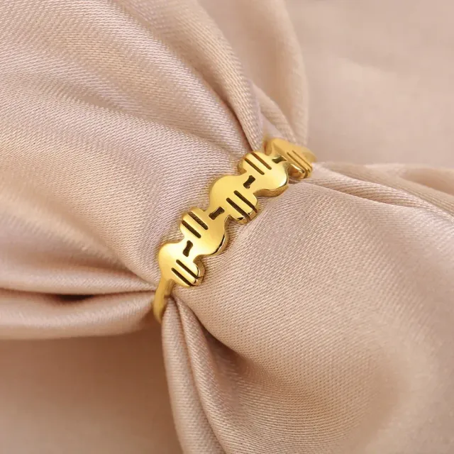 Vintage Skyrim ring with Hamsa Hand theme