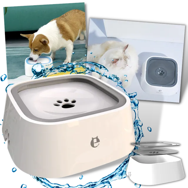 Floating water bowl for pets