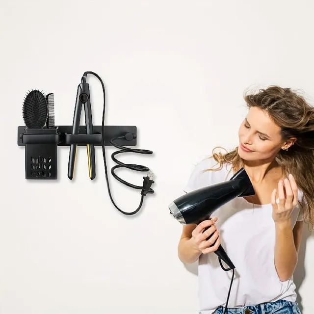 Multifunction hairdryer and iron holder - Enlarge the bathroom space