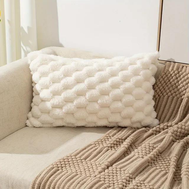 Square pillow cover with zipper and one-sided printing, flat decoration