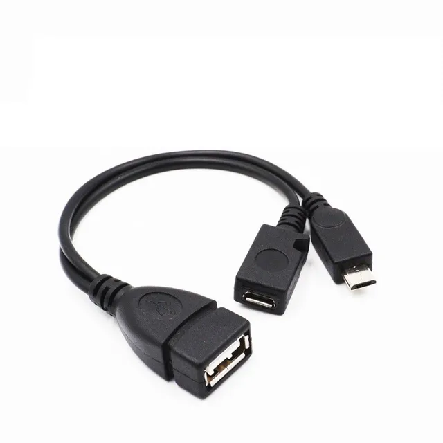 USB redukce USB AF/micro BM + micro BF, OTG Kendall