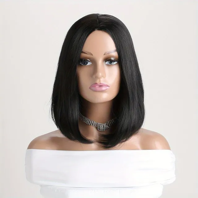 Short straight wig Bob - synthetic wig - ideal for beginners - heat resistant