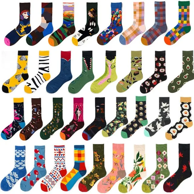 Funny socks with motifs