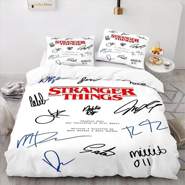 Stylish bed linen with Stranger Things Kelly print