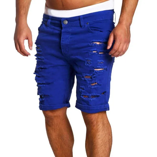 Men's casual torn denim shorts Douglas