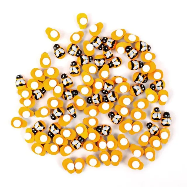 Easter decoration in the shape of a bee - 100 pcs