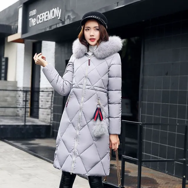 Women's Denny coat with fur