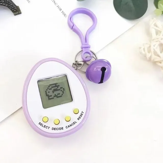 The game Tamagotchi in egg shape with different motives