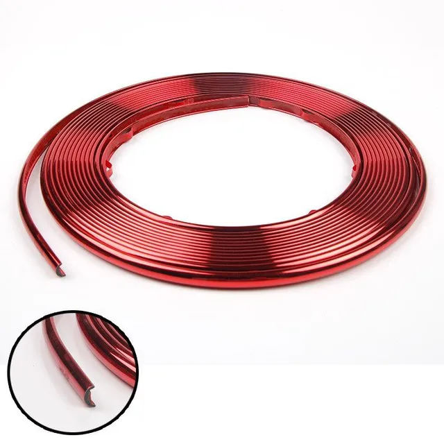 Self-adhesive car chrome strip 8 m