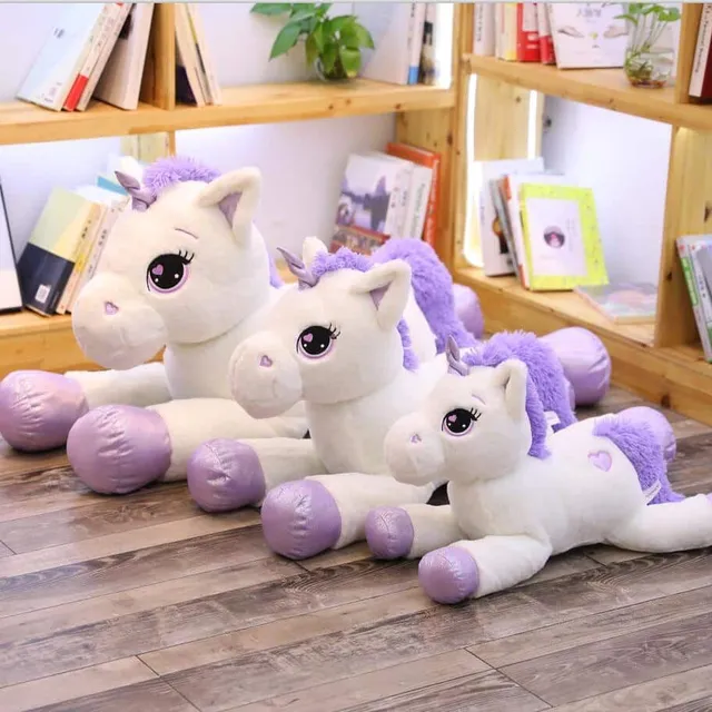 Licorne en peluche de luxe 80cm/110cm