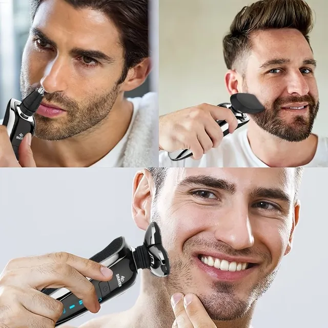 Wireless electric razor for men