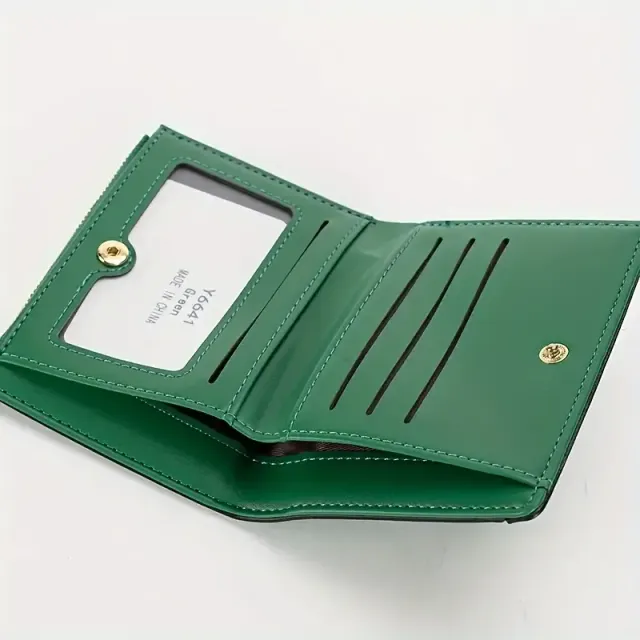 New thin single color coin wallet from 2024, minimalist trendy wallet