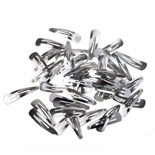 Clești de păr argintii - 50 buc - 3 dimensiuni