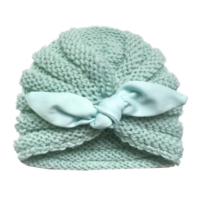 Children's crochet cap tyrkysova