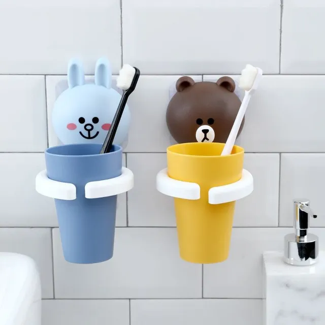 Cute toothbrush holder for kids