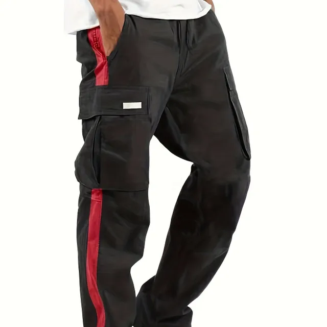 Men's Stylish Cargo Joggers with Capsules - Breathable