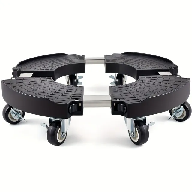 Sturdy mobile pot stand with wheels