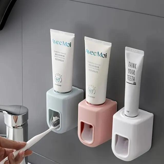 Automatický dávkovač zubní pasty - minimalistický a prostorově úsporný pomocník do koupelny