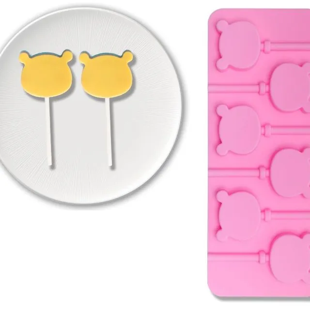 3D silicone mould for lollipops 9